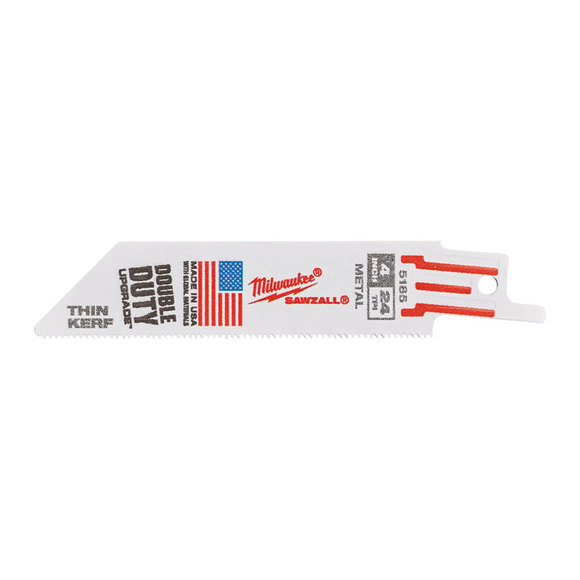 Milwaukee Power Tools, Milwaukee 150 mm Thin Kerf Blade For Metal - 24 TPI