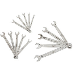 Milwaukee 15pc Metric Combination Spanner Set 