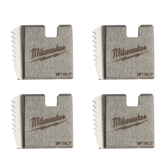 Milwaukee Power Tools, Milwaukee 2” Inch NPT HS Dies For M18FPT114 & M18FPT2