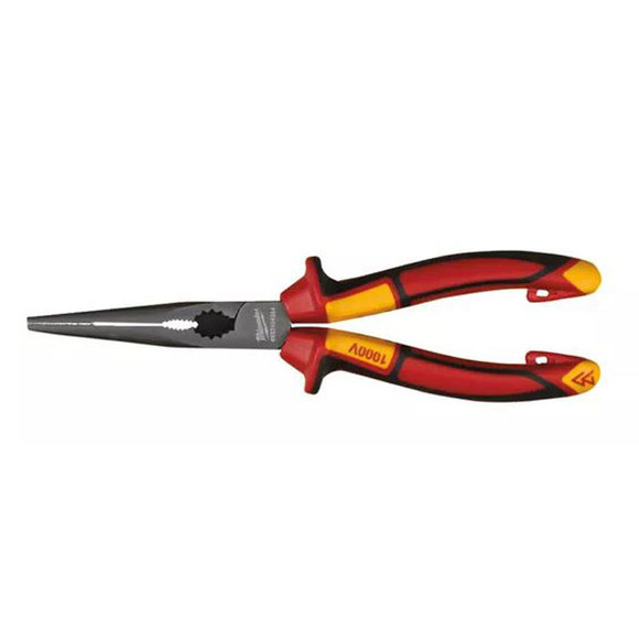 Milwaukee Power Tools, Milwaukee 205mm VDE Long Round Nose Pliers