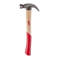 Milwaukee 20oz Hickory Shafted Curved Claw Hammer 