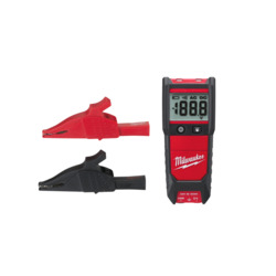 Milwaukee 2212-20 Tester & Milwaukee Alligator Clips