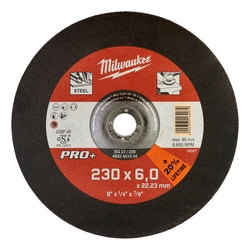 Milwaukee 230 x 6 mm PRO Metal Grinding Disc