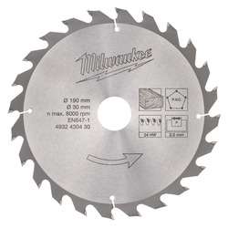 Milwaukee 24T Blade For M18 CCS66 