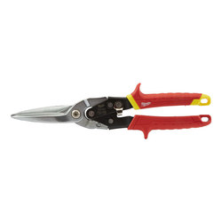 Milwaukee 310 mm Extra Long Aviation Snips Straight Cut 