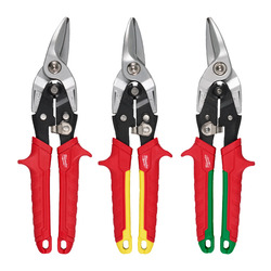 Milwaukee 3pce Aviation Snips 