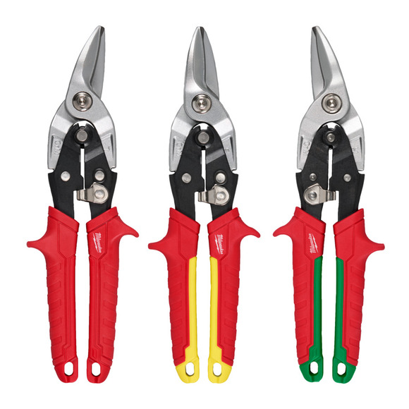 Milwaukee Power Tools, Milwaukee 3pce Aviation Snips
