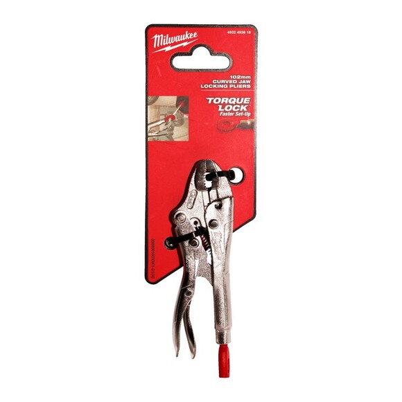 Milwaukee Power Tools, Milwaukee 4” Torque Lock Curved Jaw Plier