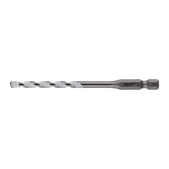 Milwaukee Power Tools, Milwaukee 5 x 100 mm Multi Material Drill Bit - Hex Shank