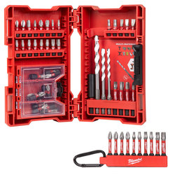 Milwaukee 54pc SHOCKWAVE Drill Drive Set With Carabiner 