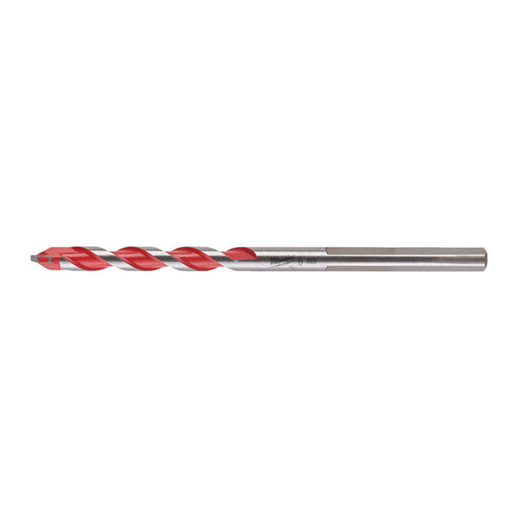 Milwaukee Power Tools, Milwaukee 6 x 100 mm Concrete Drill Bit - 3 Flat Shank
