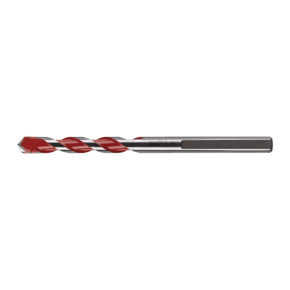 Milwaukee Power Tools, Milwaukee 7 x 100 mm Concrete Drill Bit - 3 Flat Shank