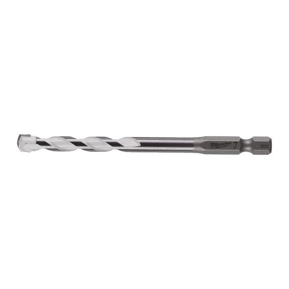 Milwaukee Power Tools, Milwaukee 7 x 100 mm Multi Material Drill Bit - Hex Shank