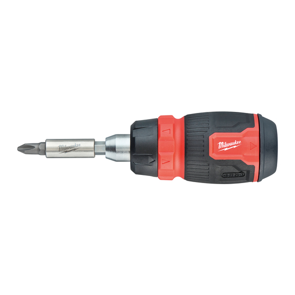 Milwaukee Power Tools, Milwaukee 8 in 1 Compact Ratcheting Multibit Screwdriver