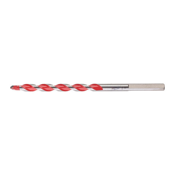 Milwaukee Power Tools, Milwaukee 8 x 150 mm Concrete Drill Bit - 3 Flat Shank