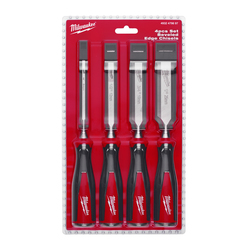 Milwaukee Beveled Edge Chisels Set - 4pcs