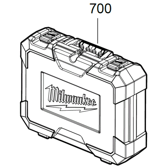 Milwaukee Power Tools, Milwaukee Carry Case For M18FLAG230 230mm (9” Grinder)