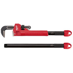 Milwaukee Cheater Adaptable Pipe Wrench