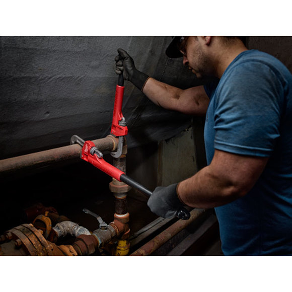 Milwaukee Power Tools, , Milwaukee Cheater Adaptable Pipe Wrench