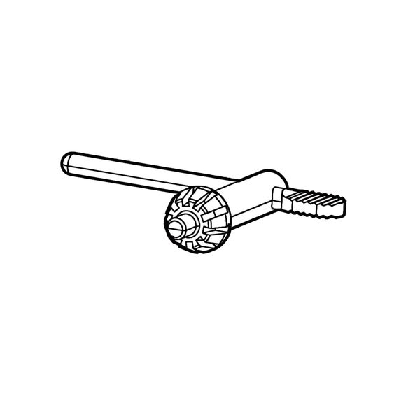 Milwaukee Power Tools, Milwaukee Chuck Key to Suit M18CRAD/M18CRAD2M18FRAD2