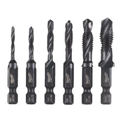 Milwaukee Combi Drill Tap Set 6 Pcs 