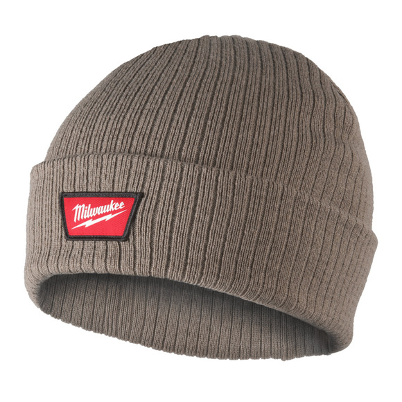 Milwaukee Power Tools, Milwaukee Cuffed Beanie Brown