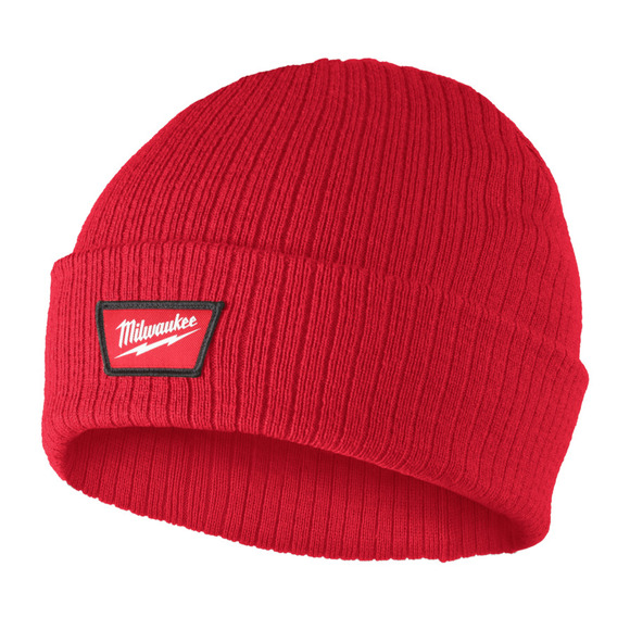 Milwaukee Power Tools, Milwaukee Cuffed Beanie Red