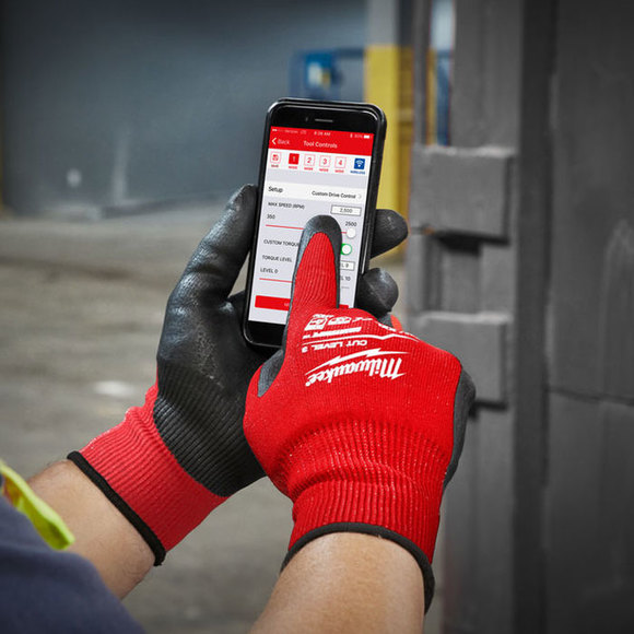 Milwaukee Power Tools, , Milwaukee Cut Level 3 Dipped Gloves - Large/9