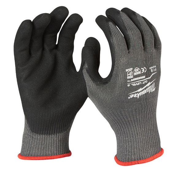 Milwaukee Power Tools, Milwaukee Cut Level 5 Dipped Gloves - XLarge