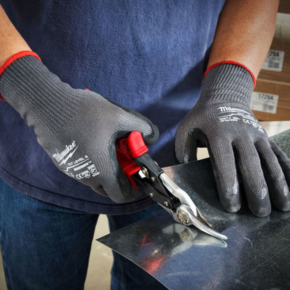 Milwaukee Power Tools, , Milwaukee Cut Level 5 Dipped Gloves - XLarge