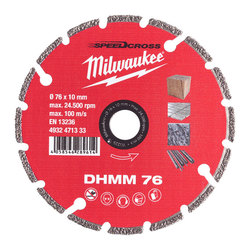 Milwaukee DHMM 76 SPEEDCROSS Diamond Blade
