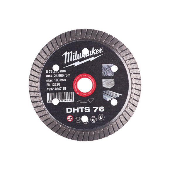 Milwaukee Power Tools, Milwaukee DHTS76 Diamond Blade