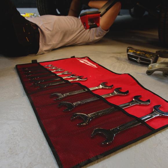 Milwaukee Power Tools, , Milwaukee Double Open Ended Spanner Set - 12pcs