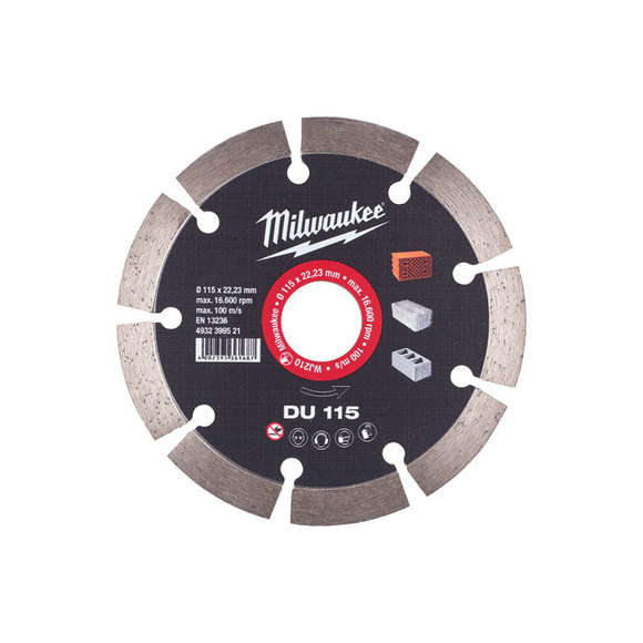 Milwaukee Power Tools, Milwaukee DU115 General Purpose Diamond Blade