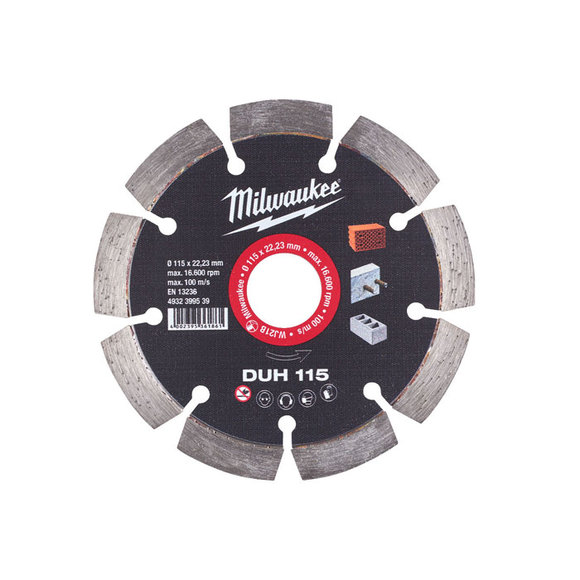 Milwaukee Power Tools, Milwaukee DUH115 Diamond Blade
