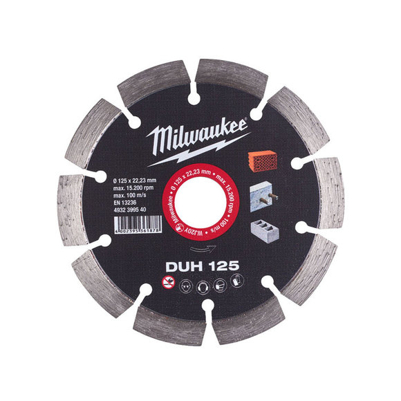 Milwaukee Power Tools, Milwaukee DUH125 Diamond Blade