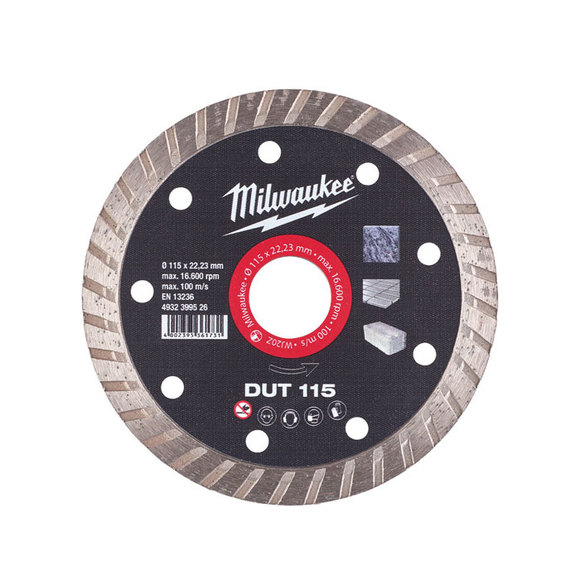 Milwaukee Power Tools, Milwaukee DUT115 General Purpose Turbo Diamond Blade