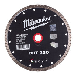 Milwaukee DUT230 General Purpose Turbo Diamond Blade