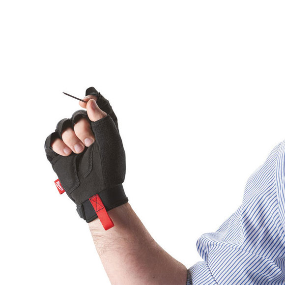 Milwaukee Power Tools, , Milwaukee Fingerless Gloves Size 11 / XX Large