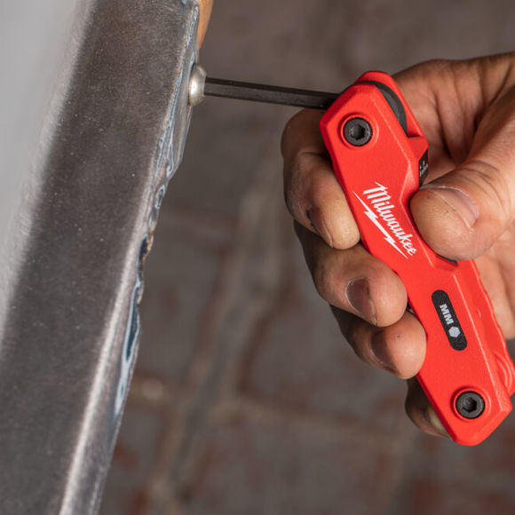 Milwaukee Power Tools, , Milwaukee Folding Metric Hex Key Set - 8pcs