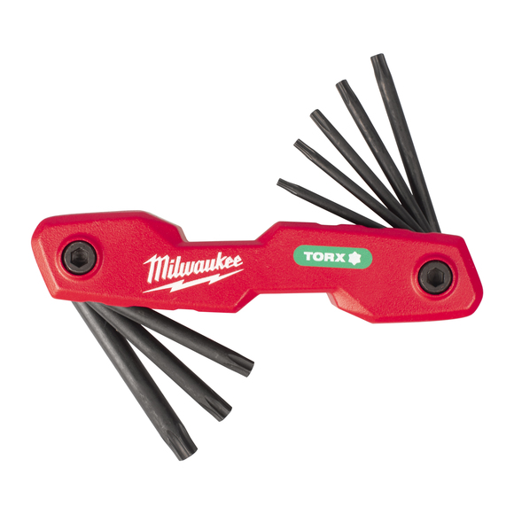 Milwaukee Power Tools, Milwaukee Folding Metric Torx Key Set - 8pcs