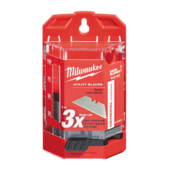 Milwaukee Power Tools, Milwaukee General Purpose Utility Blades - 50 Pack