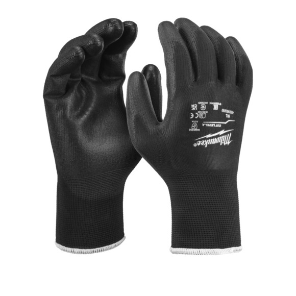 Milwaukee Power Tools, Milwaukee General Work Gloves Size 11/XXL Pack of 12