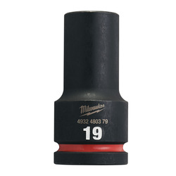 Milwaukee Hex Socket ShW 3/4 Deep 19mm 