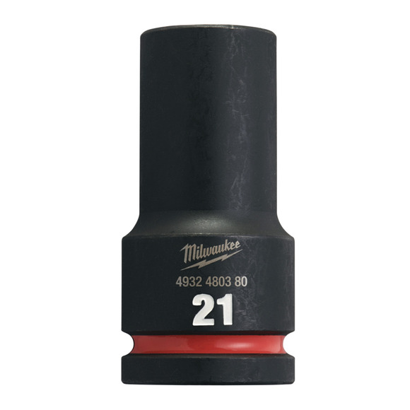 Milwaukee Power Tools, Milwaukee Hex Socket ShW 3/4 Deep 21mm