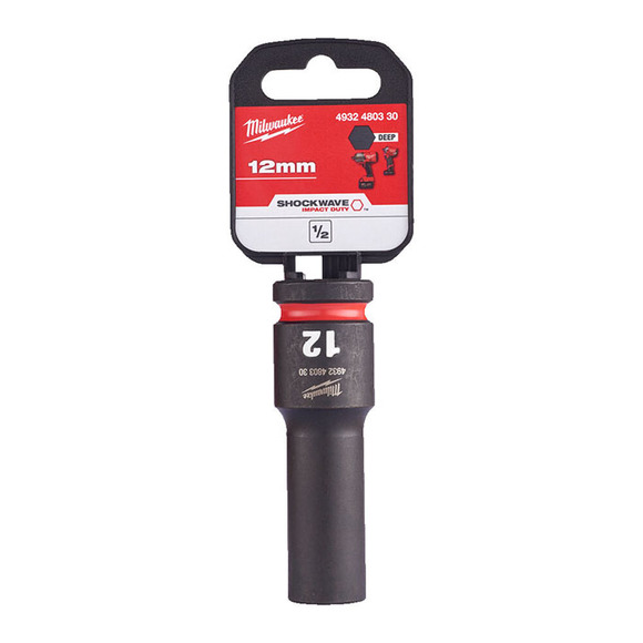 Milwaukee Power Tools, Milwaukee Hex Socket ShW GEN2 1/2" Deep 12mm