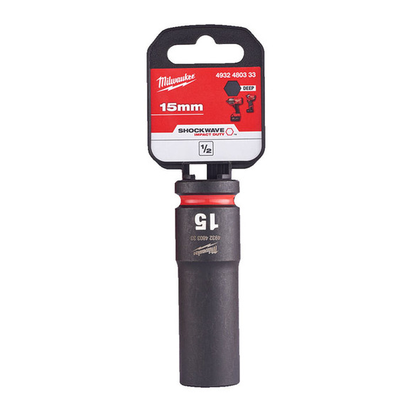 Milwaukee Power Tools, Milwaukee Hex Socket ShW GEN2 1/2" Deep 15mm