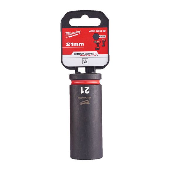Milwaukee Power Tools, Milwaukee Hex Socket ShW GEN2 1/2" Deep 21mm