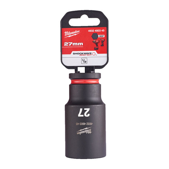 Milwaukee Power Tools, Milwaukee Hex Socket ShW GEN2 1/2" Deep 27mm