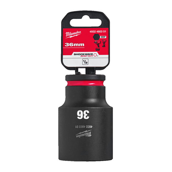 Milwaukee Power Tools, Milwaukee Hex Socket ShW GEN2 1/2" Deep 36mm